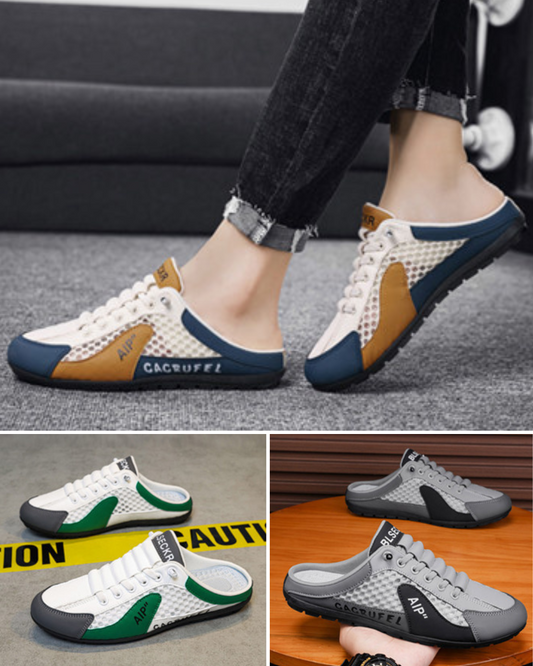 👟🔥【Letní akce-50% sleva】【39-44】🏆 Nová letní pánská sportovní obuv neformální pantofle-nová prodyšná a deodorační látka
