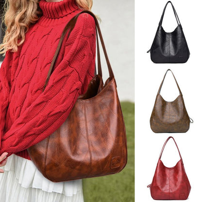 💖👜💖 【50% sleva🔥】2025 nová velkokapacitní dámská měkká kožená taška přes rameno