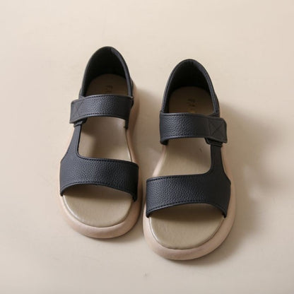 👡【35-43】 Retro letní sandály na jedné noze z měkké kůže s měkkou podrážkou -- 3973189