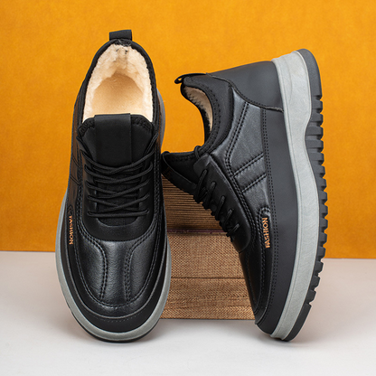 ⛄🔥【39-45】Nová pánská zimní ležérní sportovní obuv z roku 2025, pravá kůže, nepromokavá, s měkkou sametovou podrážkou