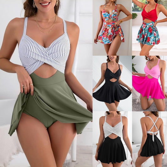 🏖️👙【Časově omezená nabídka】🌴【40-90 kg】Jednodílné plavky s potiskem
