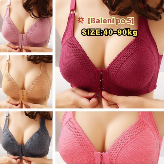 💥【Balení po 3】🔥❤️ Vysoce kvalitní bezešvá push-up podprsenka, módní a sexy, zabraňuje vypadávání