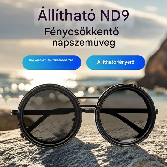 🔥😎【49% kedvezmény】Új, 9 fokozatban állítható napszemüveg, kültéri használatra, horgászathoz, vezetéshez, UV-védelemmel