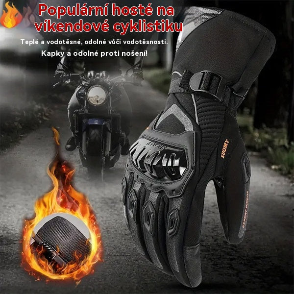 Poslední den 50% sleva🔥🧤🧤Hřejivý grip | Vysoce kvalitní větruodolné a teplé motocyklové rukavice