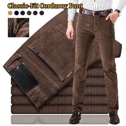 🏆 Top Ventas【Descuento -42% 🔥🔥】Pantalones de pana para hombre Classic Fit