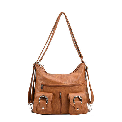 ❤️【Časově omezená sleva】Multifunkční batoh přes rameno z měkké kůže s velkou kapacitou