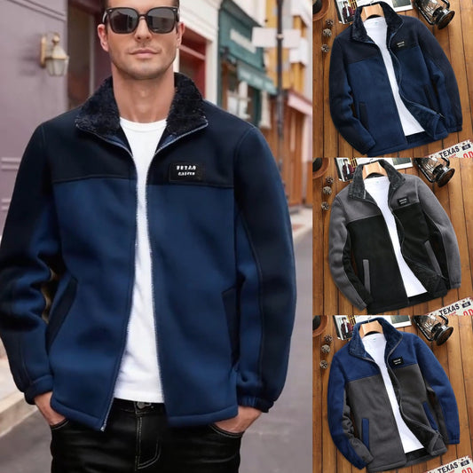 🔥Szezonális kedvezmény -43%🔥【M-4XL】Férfi vastag polár bélelt casual kabát, őszi és téli szezonra