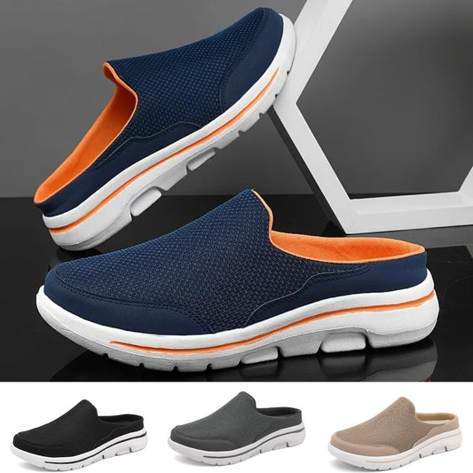 🙋‍♂️🙋‍♀️👟【Sleva 50 % 🔥】【35–48】Unisex pantofle s uzavřenou špičkou, ve větších velikostech, lehká a prodyšná volnočasová obuv pro muže i ženy