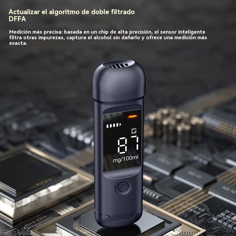 🍷 Високопрецизен преносим алкохоломер – Измерете нивото си преди шофиране