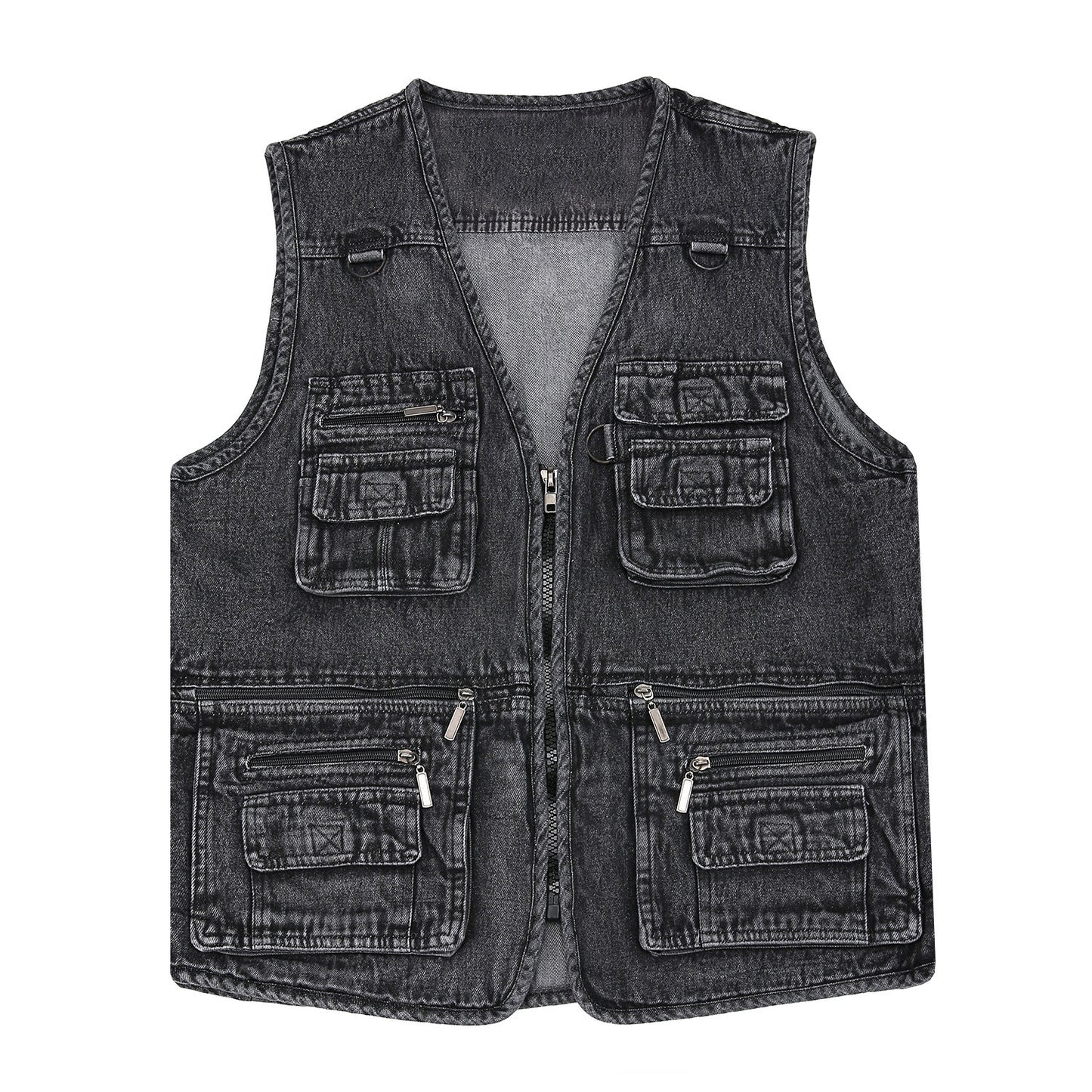 🔥 【Nowa kolekcja -50%】Męska kamizelka jeansowa z wieloma kieszeniami 【XL–7XL】 – Wytrzymała, oddychająca i wygodna ✅Płatność przy odbiorze ✅2 artykuły z 70% rabatem
