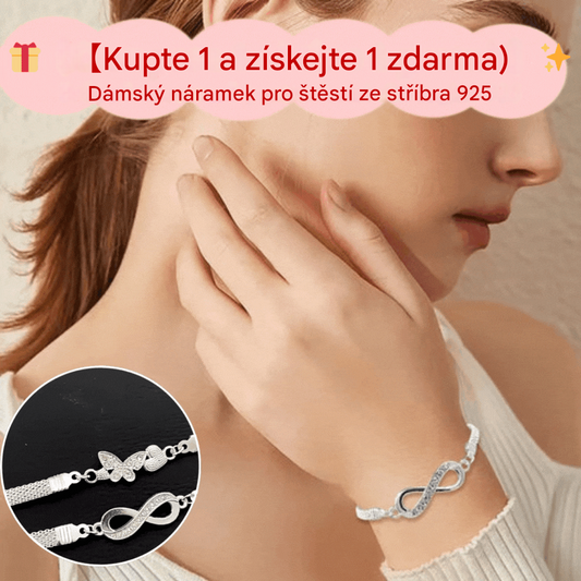 【🎁Kupte 1 a dostanete 1 zdarma】✨925 stříbrný náramek štěstí pro ženy