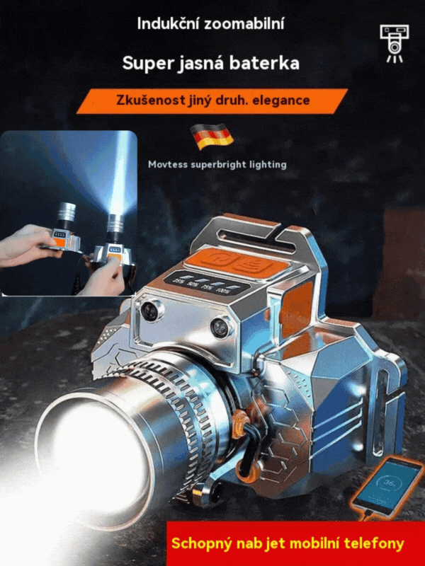 【✨Kupte 1 a získejte 1 zdarma】🔦Super jasná baterka na hlavu, uvolněte ruce, super dlouhá doba svícení -4073229