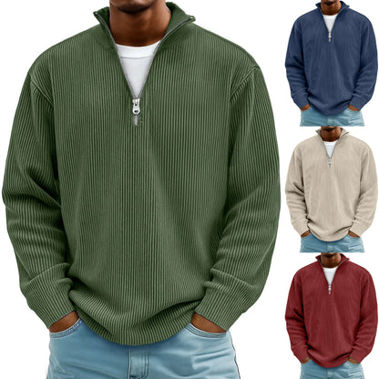 🔥【S-5XL】Nueva sudadera de hombre con cuello alto, otoño/invierno 2025