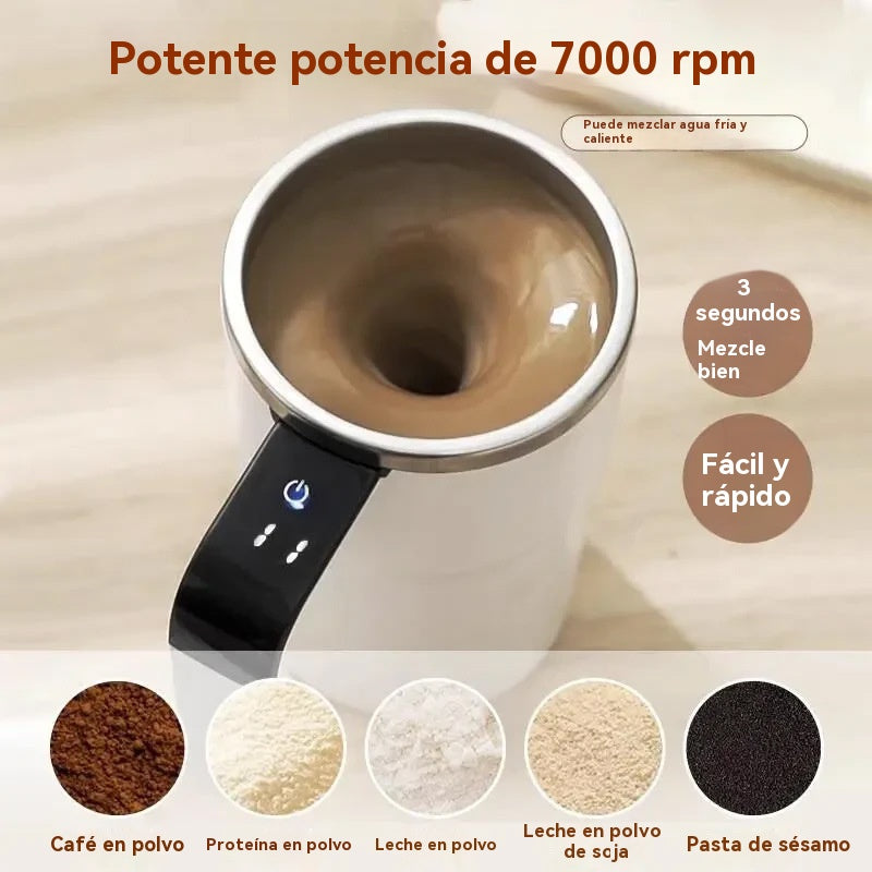☕🔋Juego de tazas de café recargables con agitador magnético automático⚡
