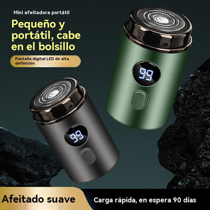 🔥 Oferta especial -47%! 🔥Potente mini afeitadora eléctrica para hombres con pantalla digital
