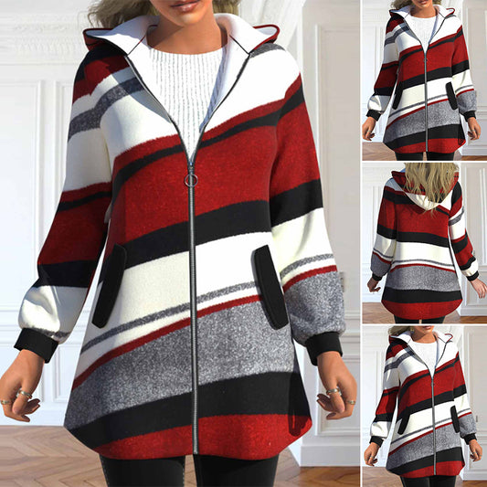 🔥🔥【S-3XL】Vroča nova zimska ženska jakna s kapuco