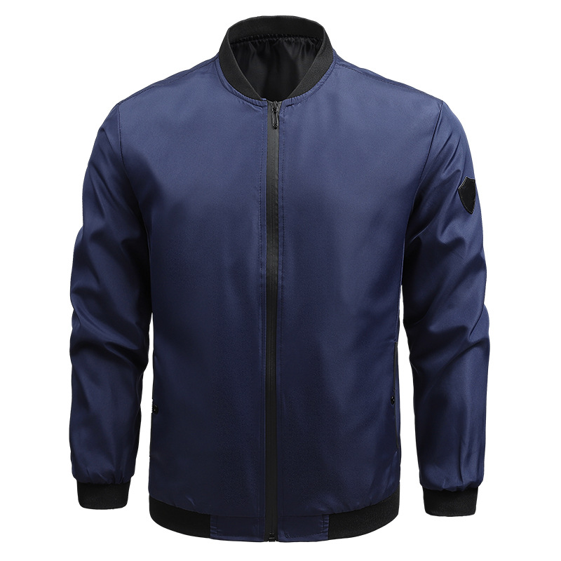 🚀39% kedvezmény🔥🔥【S–6XL】Férfi lezser egyszínű pilótadzseki, nagy méretekben is kapható