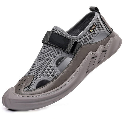 【39-47】✨Pánské letní sandály, volnočasové, prodyšné, s měkkou síťovanou podrážkou