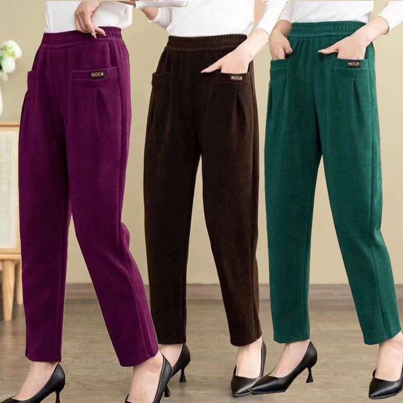 ✅【Téli kedvezmény -42% 🔥🔥】Női szabadidőnadrág tiszta pamutból, kordbársonyból