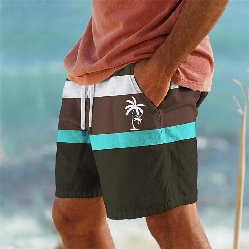 🏖️👖【Kup 1 a 1 zdarma🔥】【S-6XL】😍Velké pánské havajské plážové kalhoty, ležérní šortky s 3D potiskem