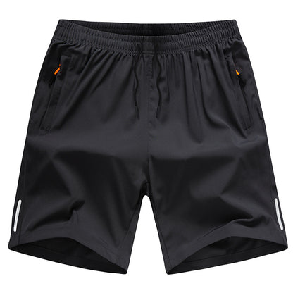 ❄🆒👖【Kup 1, získej 1 zdarma 😍】【M–4XL】Velkých velikostech letní pánské sportovní šortky z ledového hedvábí, pro muže 60–140 kg