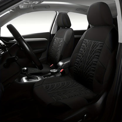 🚗🚗【Reducere temporară de 50% 🔥】Set nou și modern din 2025 de huse universale pentru scaune auto, din piele moale, set de 2 piese