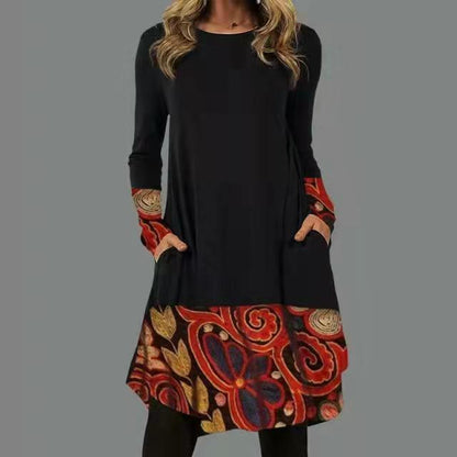 🔥🌺【S-5XL】Nové vintage šaty v etnickém stylu v různých květinových variantách
