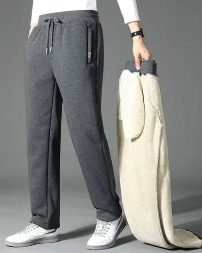 👖【Časově omezená sleva】🔥【M-5XL】2025 Zimní pánské zimní jehněčí vlna zahuštěná ležérní teplé tepláky✅【40-100kg】