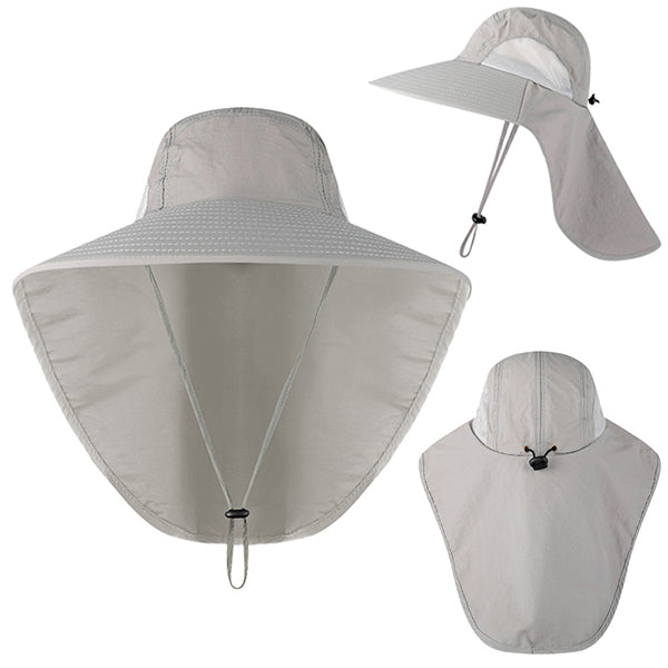 🆒👒 【Kup 1, získej 1 zdarma 🔥】😍 Letní venkovní sluneční klobouk proti UV záření, s ochranou krku