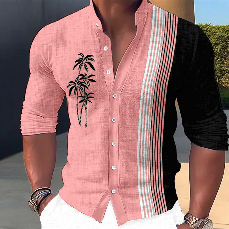 🔥🔥【S-6XL】🌴Nové styly pro jaro a léto 2025, pánské stylové ležérní bavlněné košile