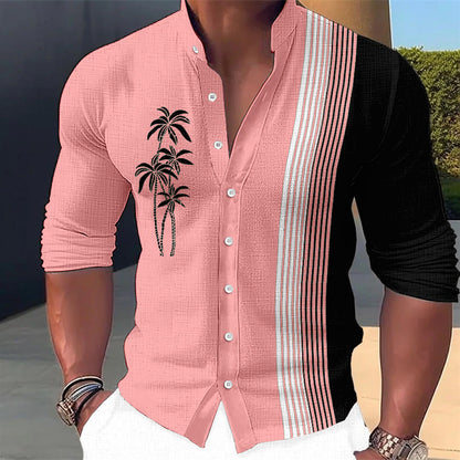 🔥🔥【S-6XL】🌴Nové styly pro jaro a léto 2025, pánské stylové ležérní bavlněné košile