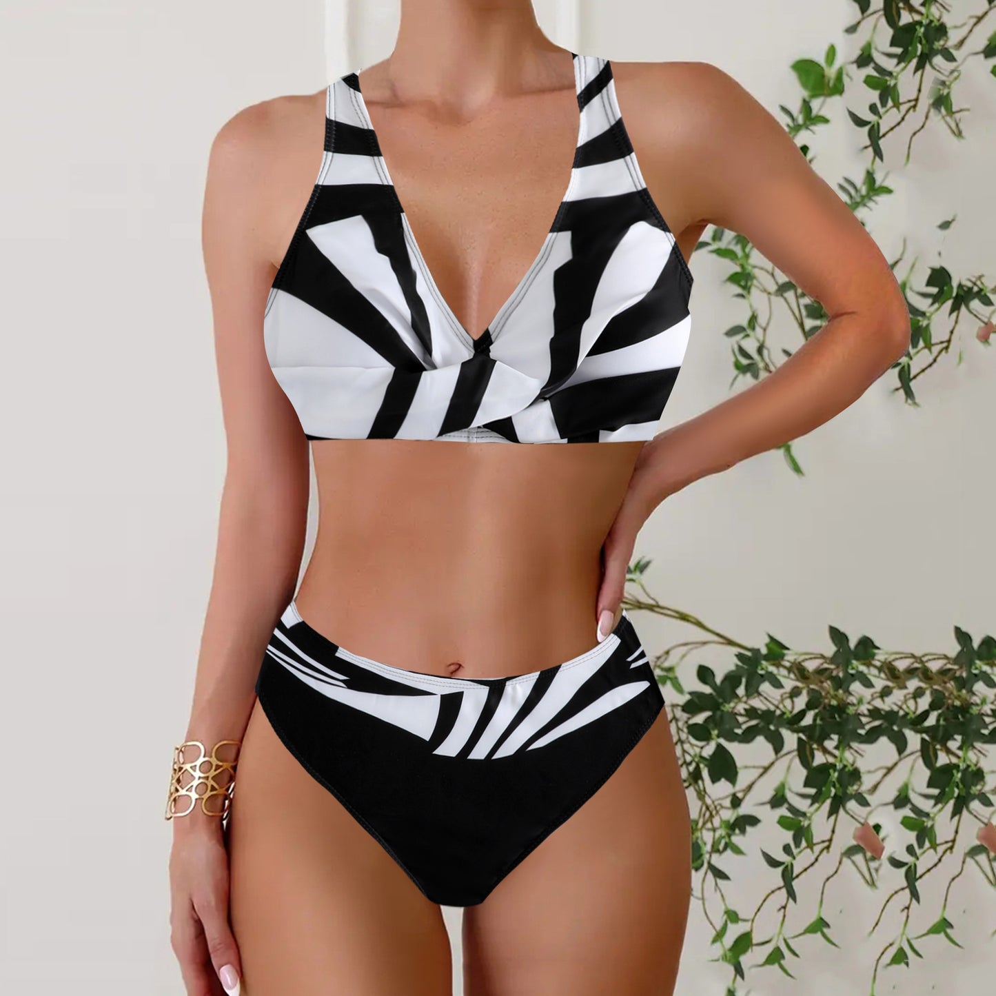 👙50% de descuento✨【40-120 kg】✨Bikini de dos piezas para mujer, traje de baño con espalda descubierta y diseño push-up para vacaciones en la playa ✅Pago contra entrega ✅2 artículos con 70% de descuento