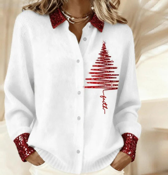 🔥⛄Popust -50%🔥【S-5XL】Nova pletena majica s printom i samostojećim ovratnikom za jesen/zimu, visokokvalitetni print ✅️Plaćanje pouzećem