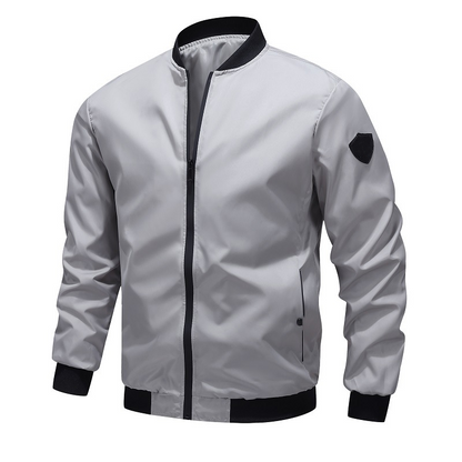 🚀39% kedvezmény🔥🔥【S–6XL】Férfi lezser egyszínű pilótadzseki, nagy méretekben is kapható