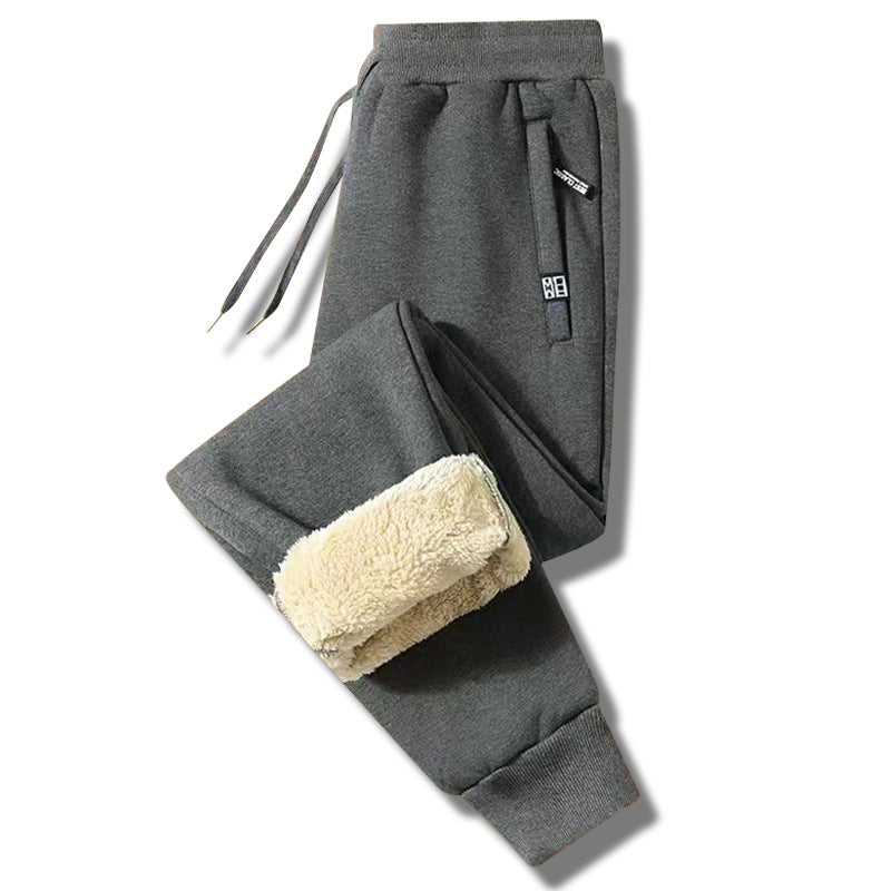 👖【Časově omezená sleva】🔥【M-5XL】2025 Zimní pánské zimní jehněčí vlna zahuštěná ležérní teplé tepláky✅【40-100kg】