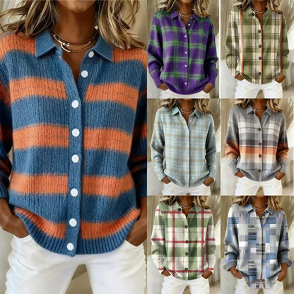 🔥⛄Popust -50%🔥【S-5XL】Nova pletena majica s printom i samostojećim ovratnikom za jesen/zimu, visokokvalitetni print ✅️Plaćanje pouzećem