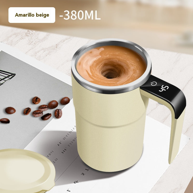 ☕🔋Juego de tazas de café recargables con agitador magnético automático⚡
