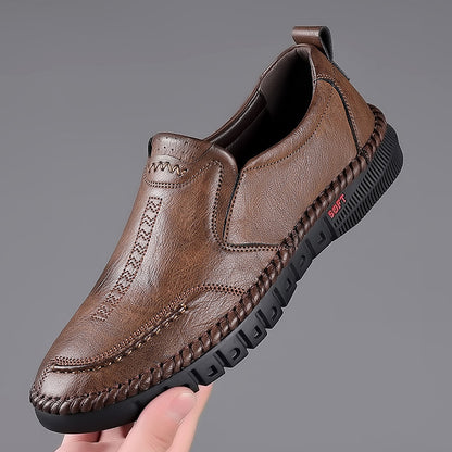 🏆 50% sleva 👞【39-44】Pánské kožené sportovní tenisky 2025, měkké, protiskluzové, prodyšné
