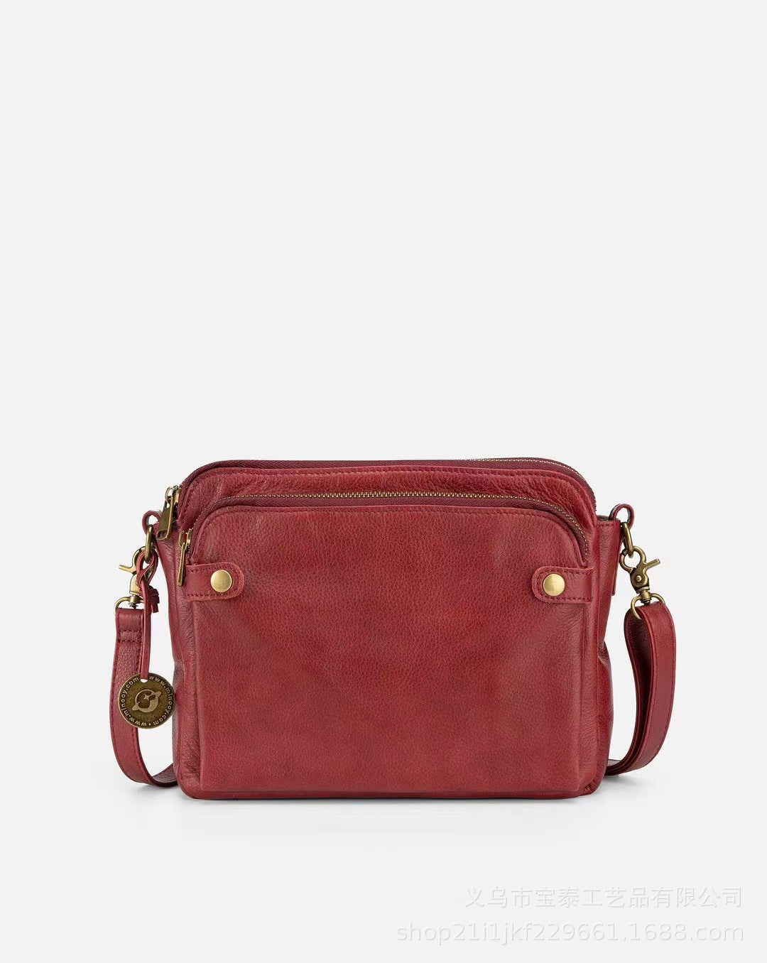 👜💃【Reducere 50% 🔥】【Capacitate mare 😍】👝💕Geantă vintage din piele pentru femei, cu capacitate mare, structură în trei straturi, piele rezistentă la uzură