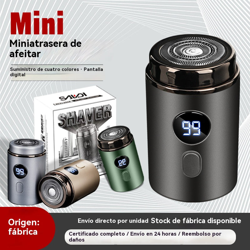 🔥 Oferta especial -47%! 🔥Potente mini afeitadora eléctrica para hombres con pantalla digital