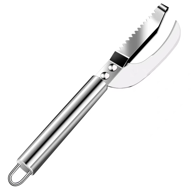 🍲【Kupte 1 a získejte 1 zdarma】🐟【Nabídka 2 kusů】Víceúčelový nůž z nerezové oceli pro efektivní škrábání rybích šupin-4077267