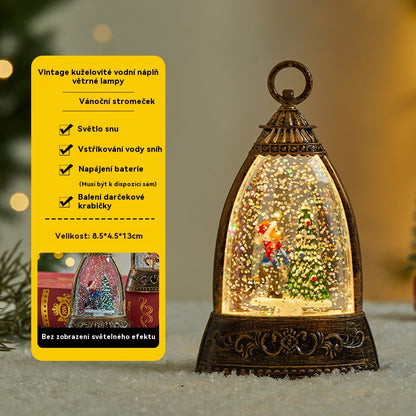 🎁Novinka - osvětlená vnitřní elektronická světelná dekorace naplněná vodou