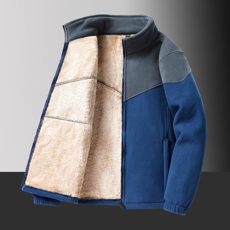 🐏🔥Kedvezmény -43%🔥【M-8XL】Férfi télikabát báránybőr béléssel, meleg és vastag