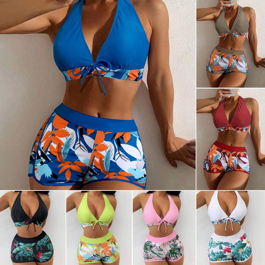 🌴【S-3XL 】👙Nové plus size bikiny s potiskem