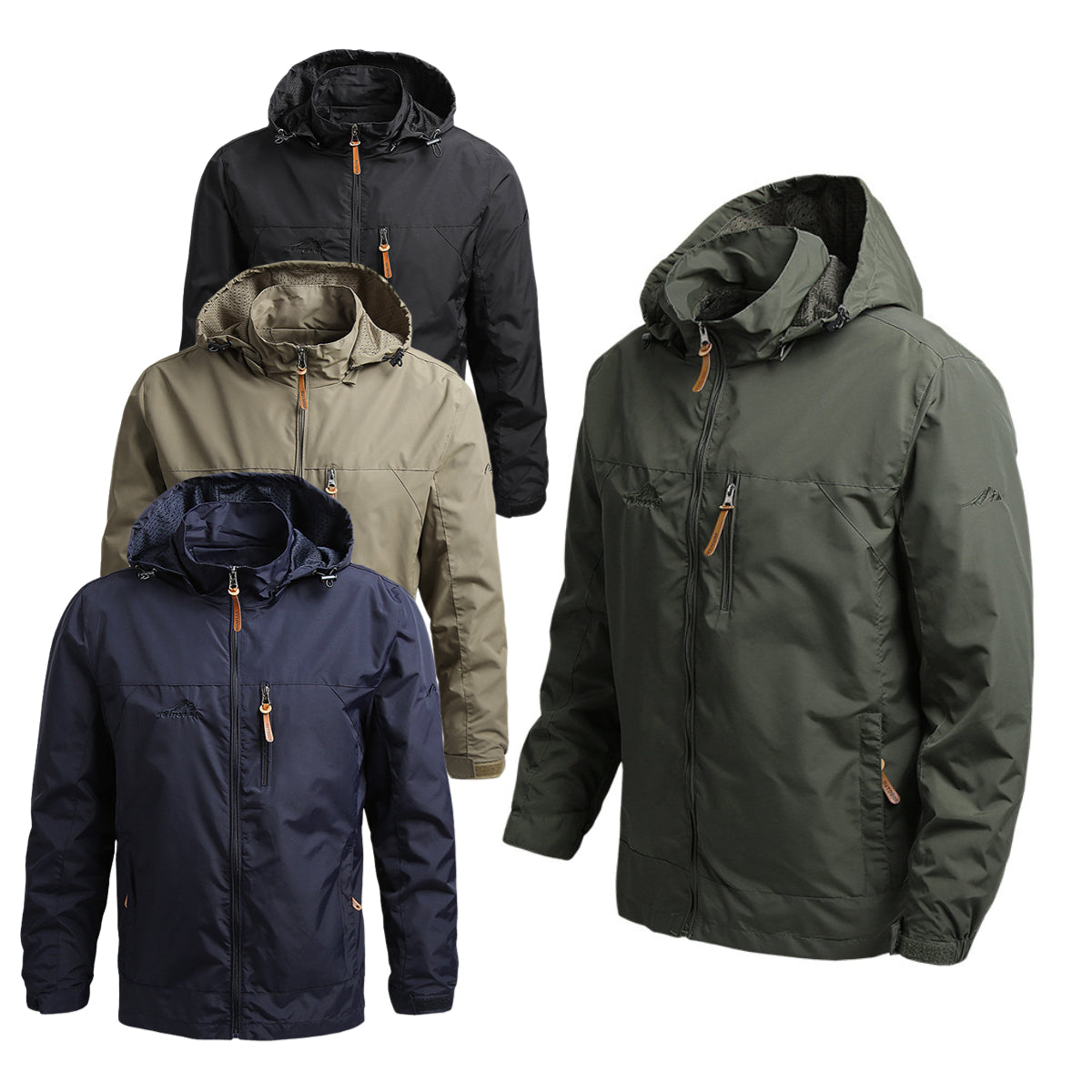 🔥👍😎【M-5XL】Muška ležerna vjetrootporna jakna s kapuljačom