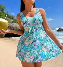 🏖️👙【S-6XL】🌴Elegantní plavky s potiskem pro větší velikosti