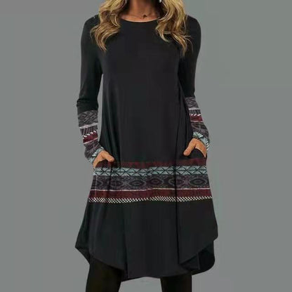 🔥🌺【S-5XL】Nové vintage šaty v etnickém stylu v různých květinových variantách