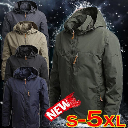 【30% OFF】🔥【M~5XL】2025 új férfi szélálló vízálló kültéri mászókabát
