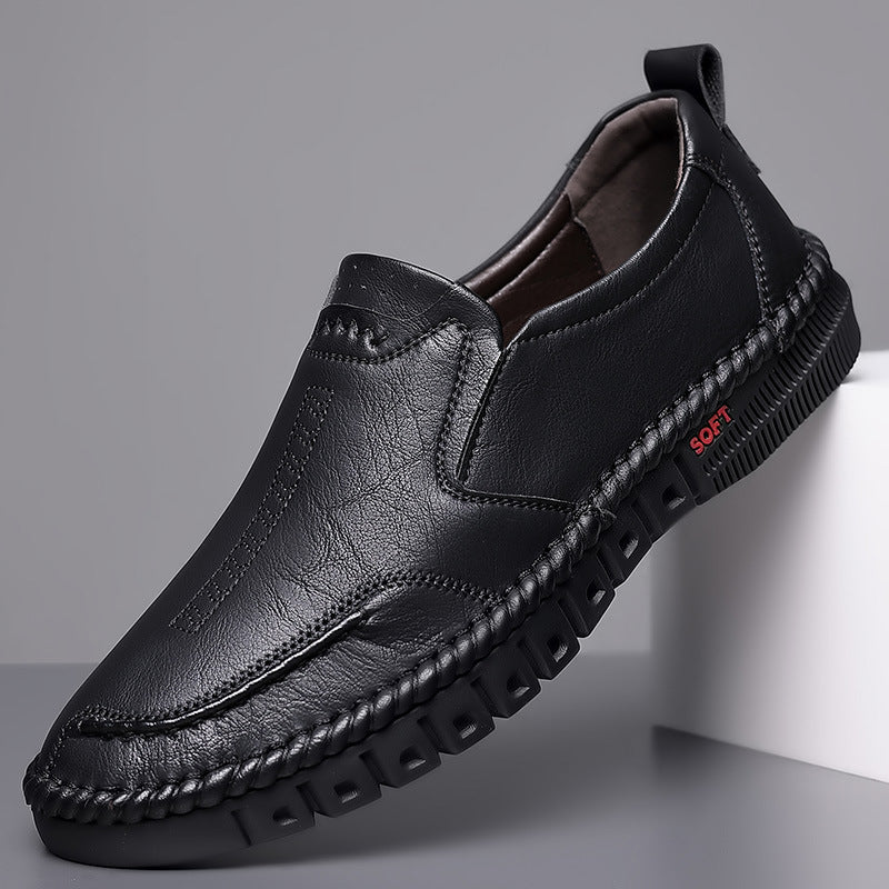 🏆 50% sleva 👞【39-44】Pánské kožené sportovní tenisky 2025, měkké, protiskluzové, prodyšné