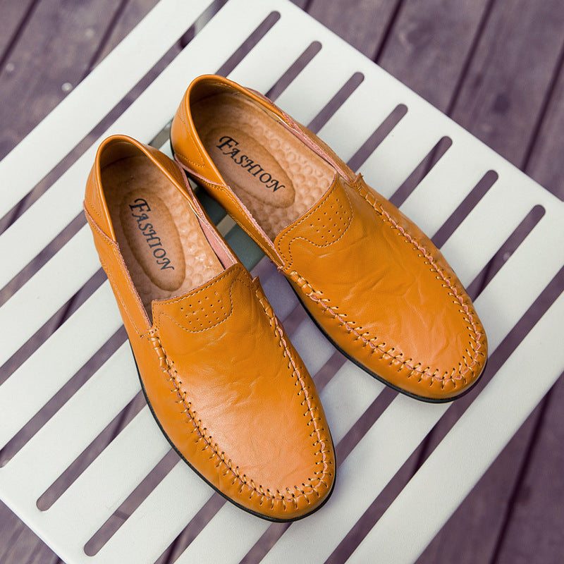 🔥👞【39-44】Zapatos casuales modernos de piel de becerro para hombre ✅Pago contra entrega ✅2 artículos con un 70% de descuento